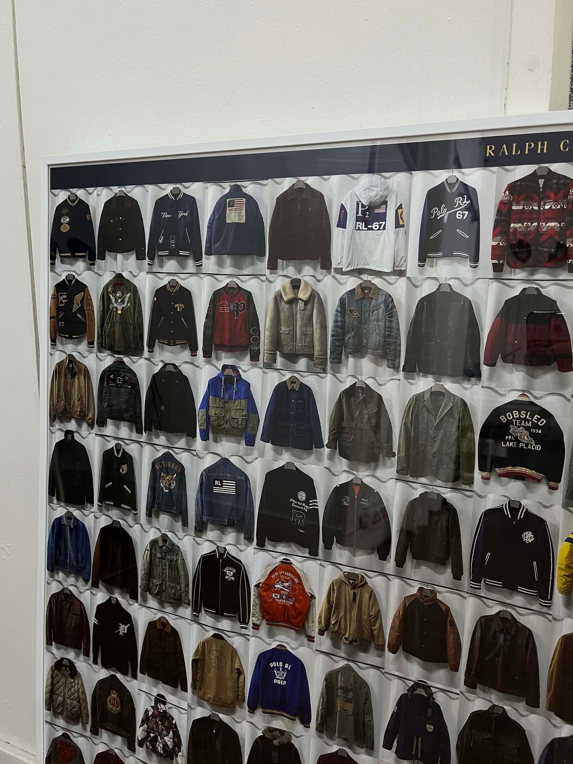 폴로 랄프로렌 아카이브 165피스 아우터 아트웍 액자 상품이미지3