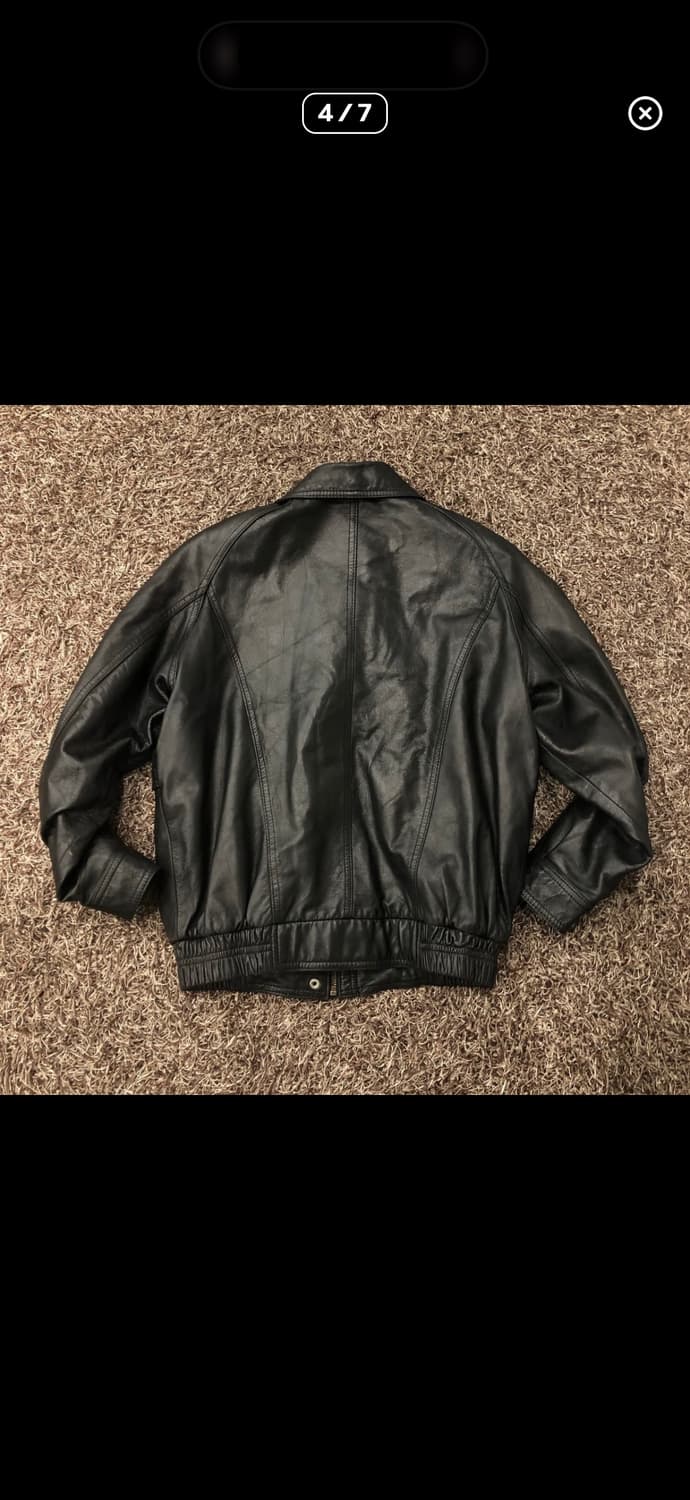 빈티지 양가죽 봄버 레더 가죽 자켓 상품이미지5