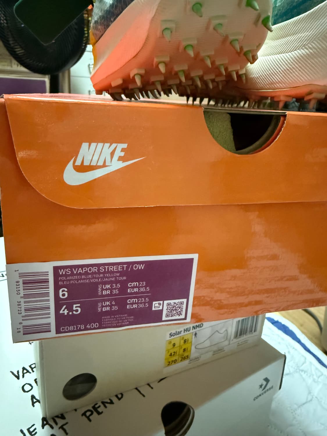 (W) 나이키 x 오프화이트 베이퍼 스트릿 폴러라이즈드 블루 상품이미지3