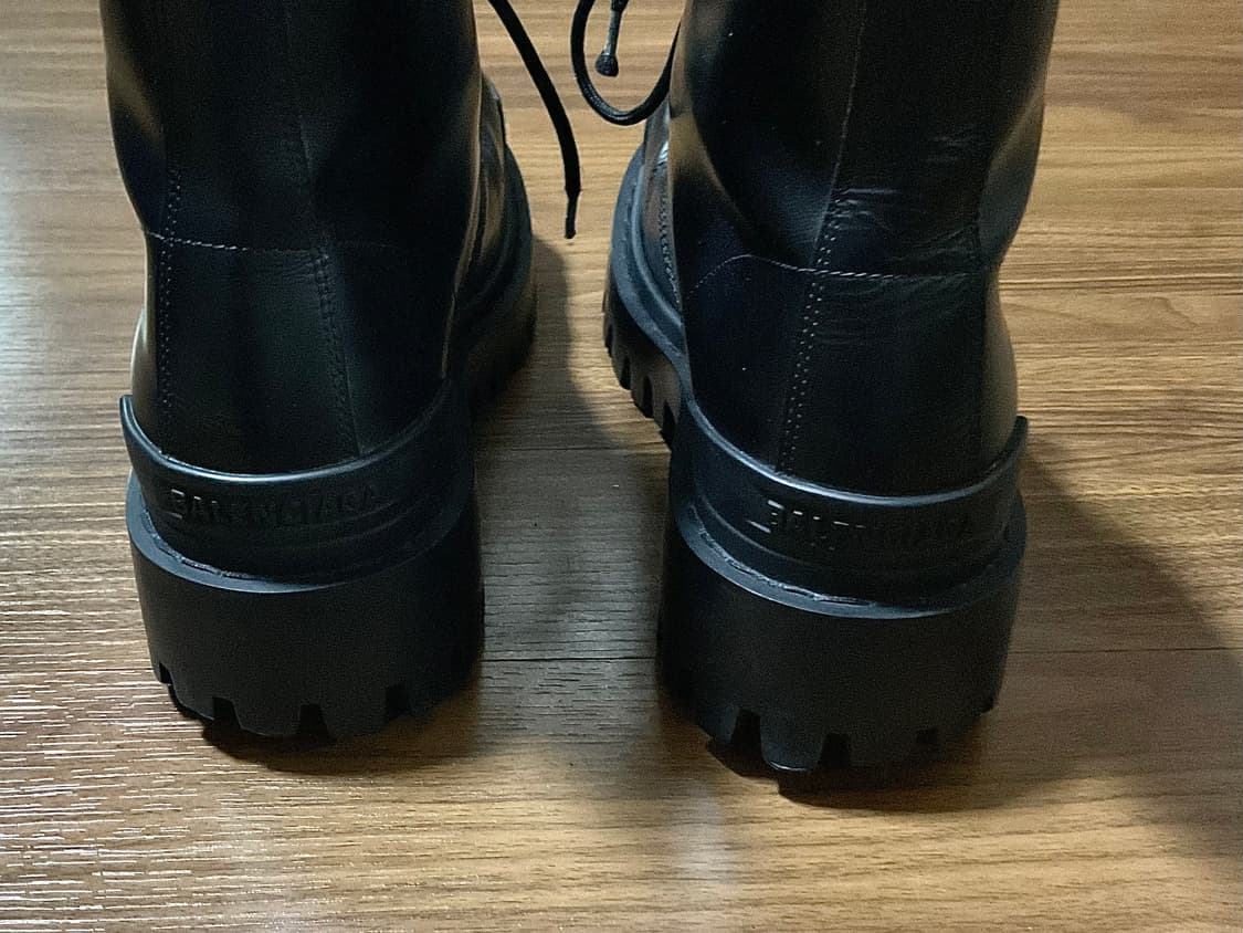 발렌시아가 스트라이크 레이스업 부츠 40 상품이미지3