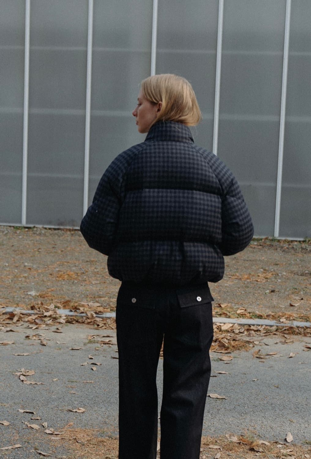 낫띵리튼 크롭푸퍼패딩 (hale navy) 상품이미지2