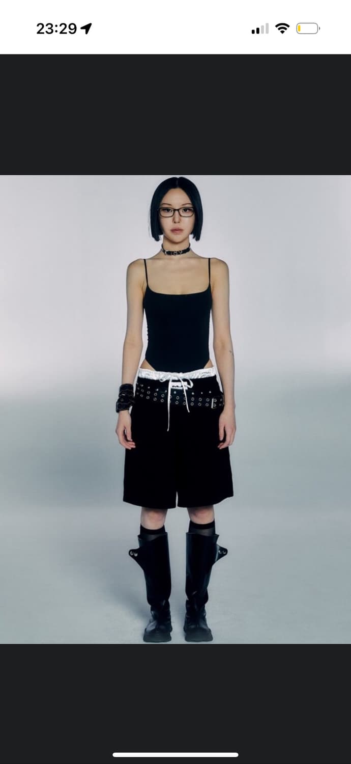 MLK Logo satin pants (Black)  상품이미지1