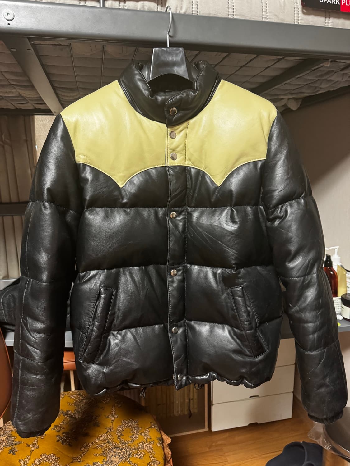 웨스턴 구스 100% 양가죽패딩 상품이미지1