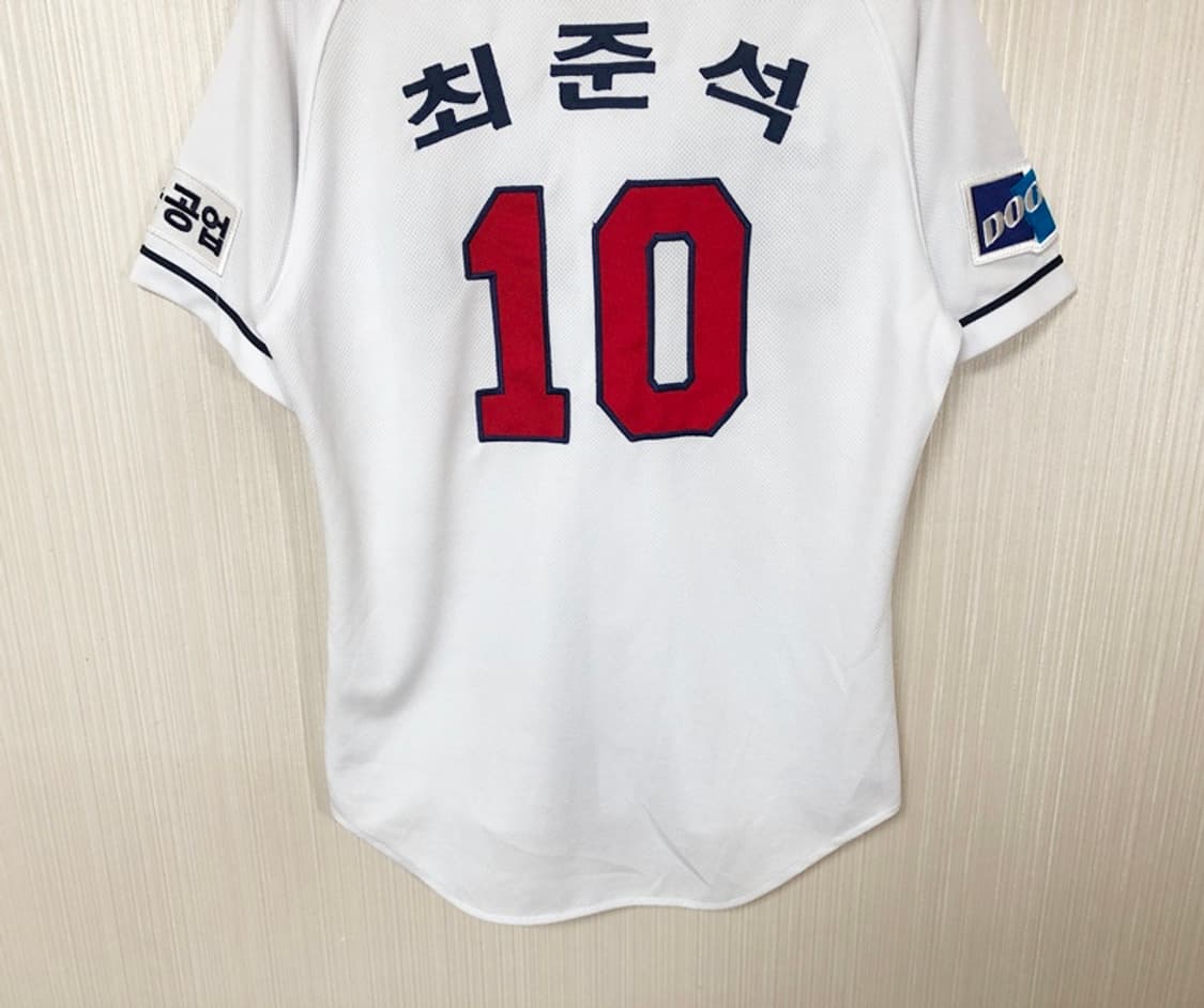 KBO 위팬 두산베어스 홈유니폼/져지 90 #10 최준석 상품이미지10