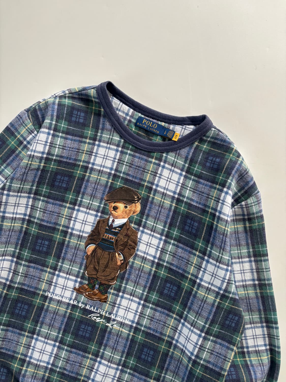 Polo 폴로 랄프로렌 신형 베어 플래드 플리스 맨투맨 상품이미지6