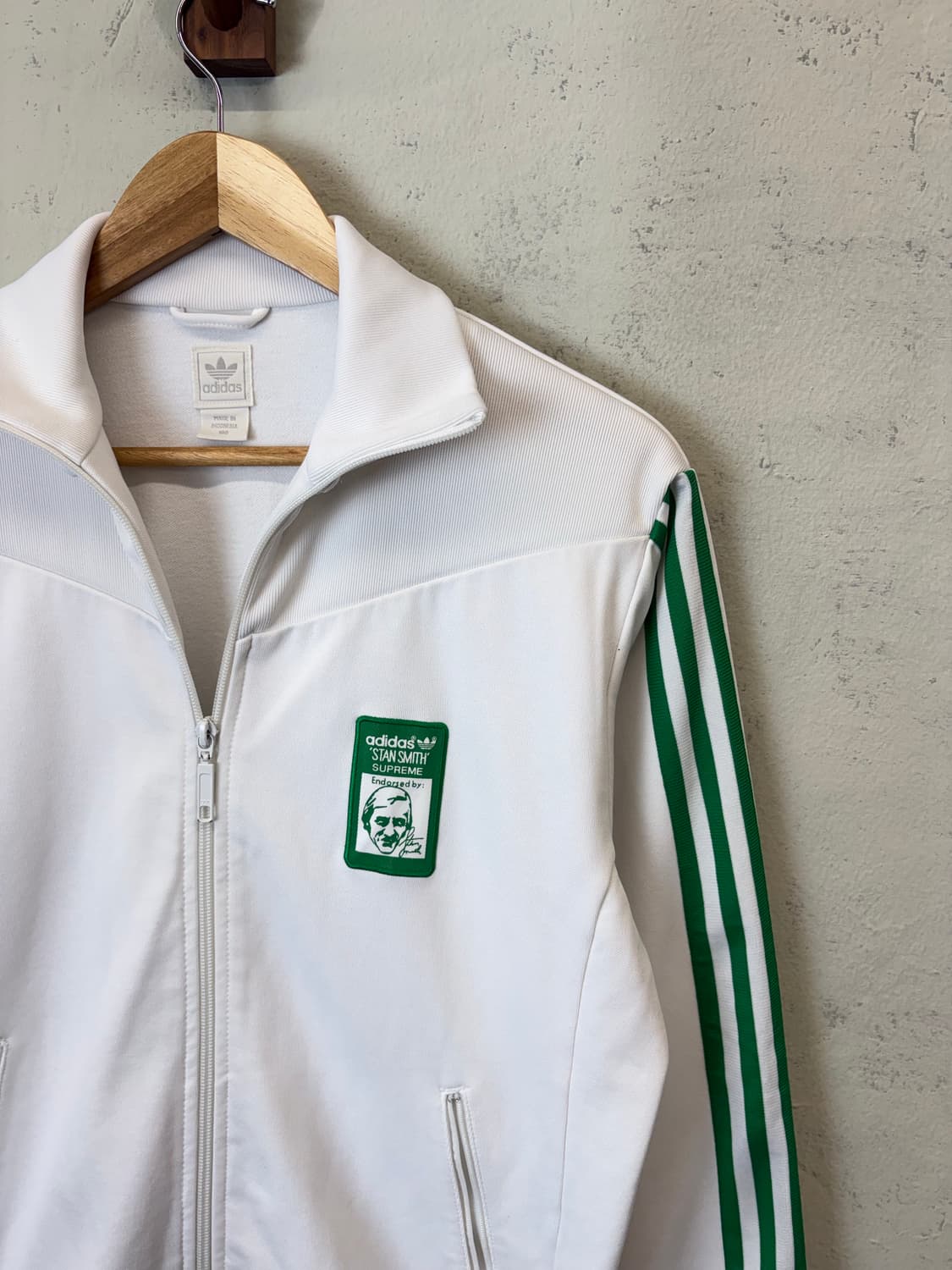 아디다스 슈프림 스탠스미스 빈티지 트랙탑 져지 화이트 상품이미지2