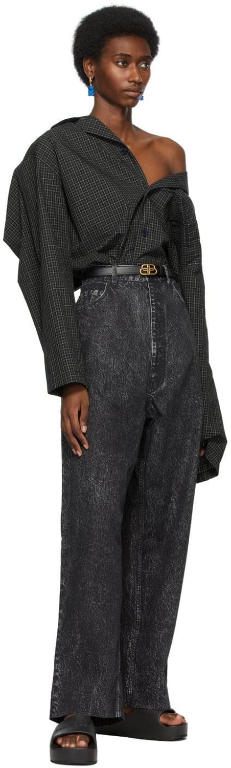 발렌시아가 BB 금장 벨트 상품이미지4