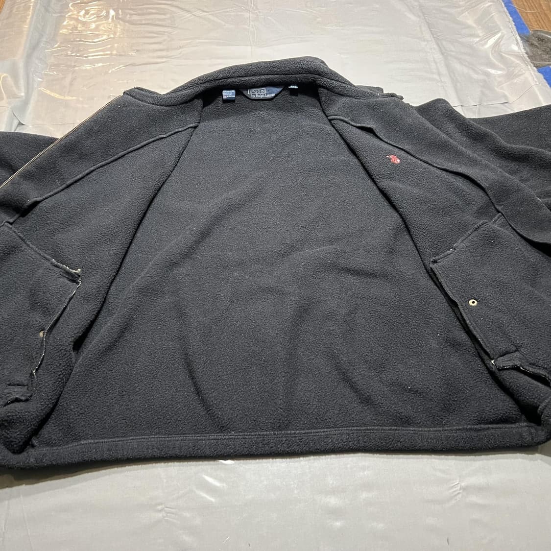 폴로 랄프 로렌 플리스 자켓 블랙 2XL 상품이미지4