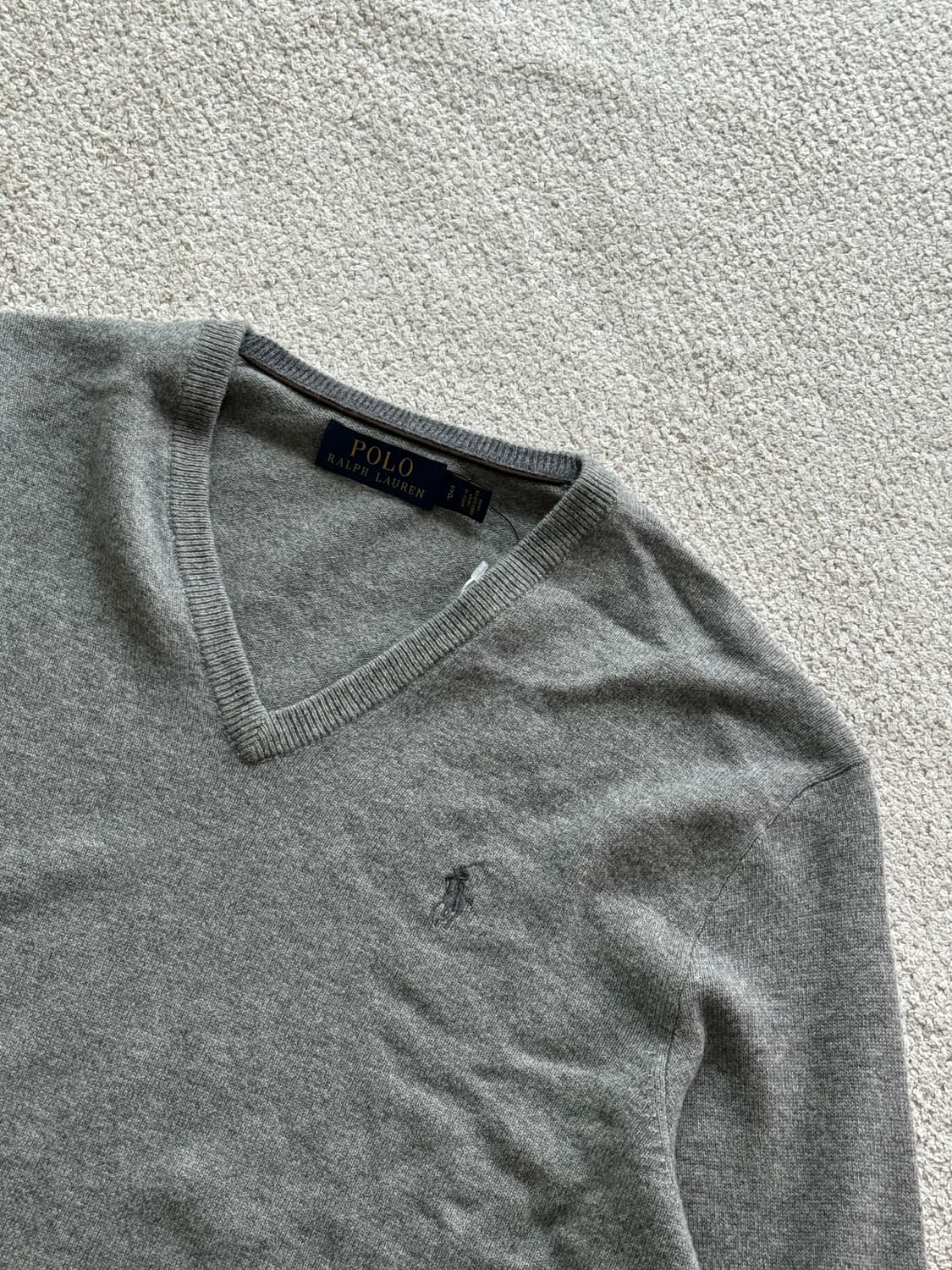 (새상품/정품) 폴로랄프로렌 메리노울 브이넥니트(남성S) 상품이미지3