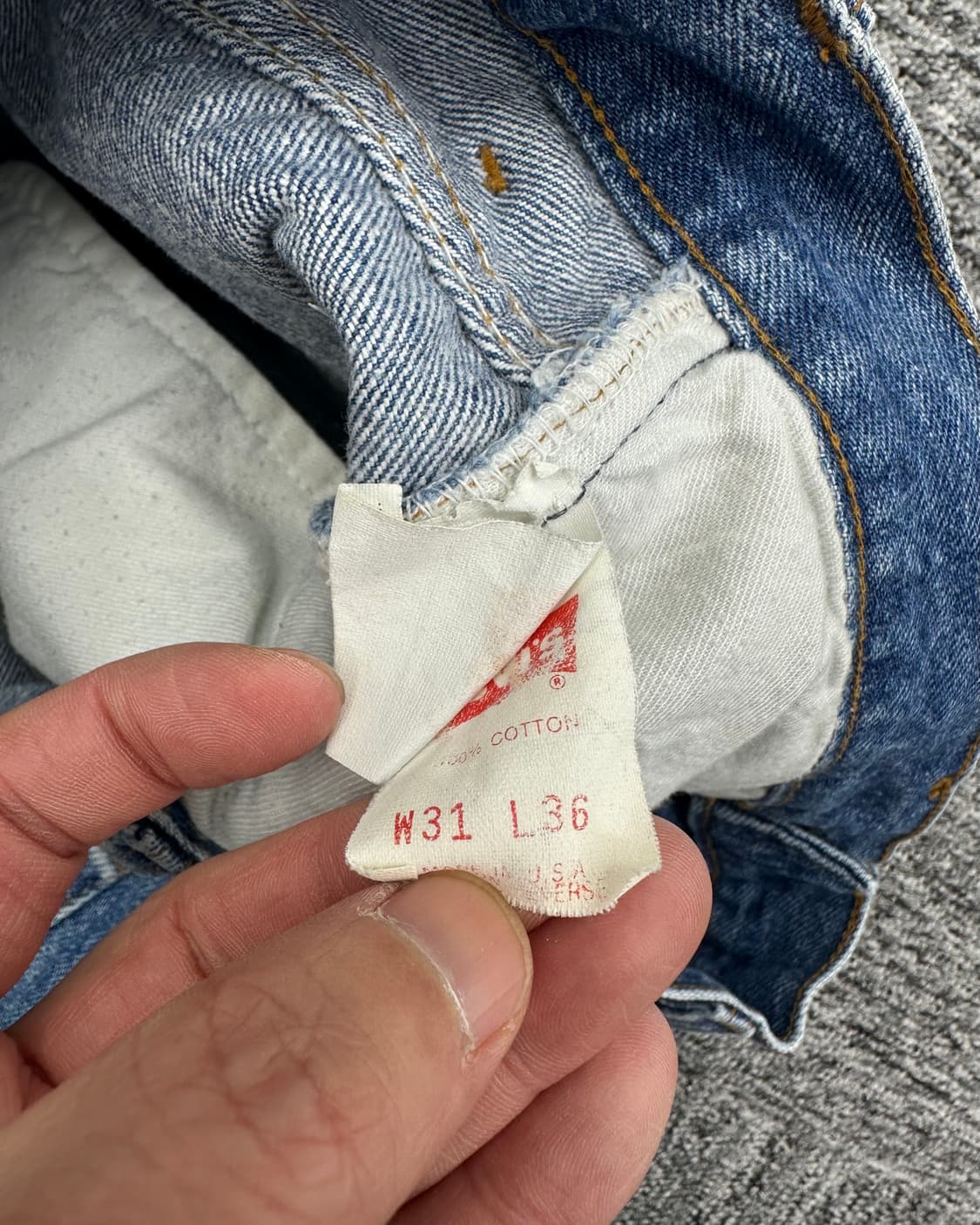 (허단37)90'S 리바이스 USA 501-M1402 상품이미지5