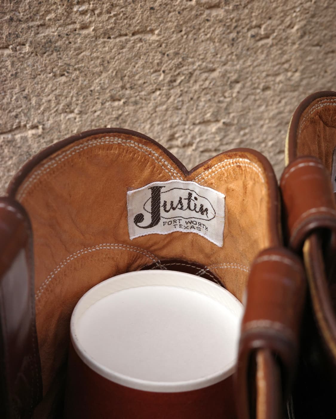 70‘s Justin Boots 3802 로퍼 웨스턴 부츠 상품이미지3