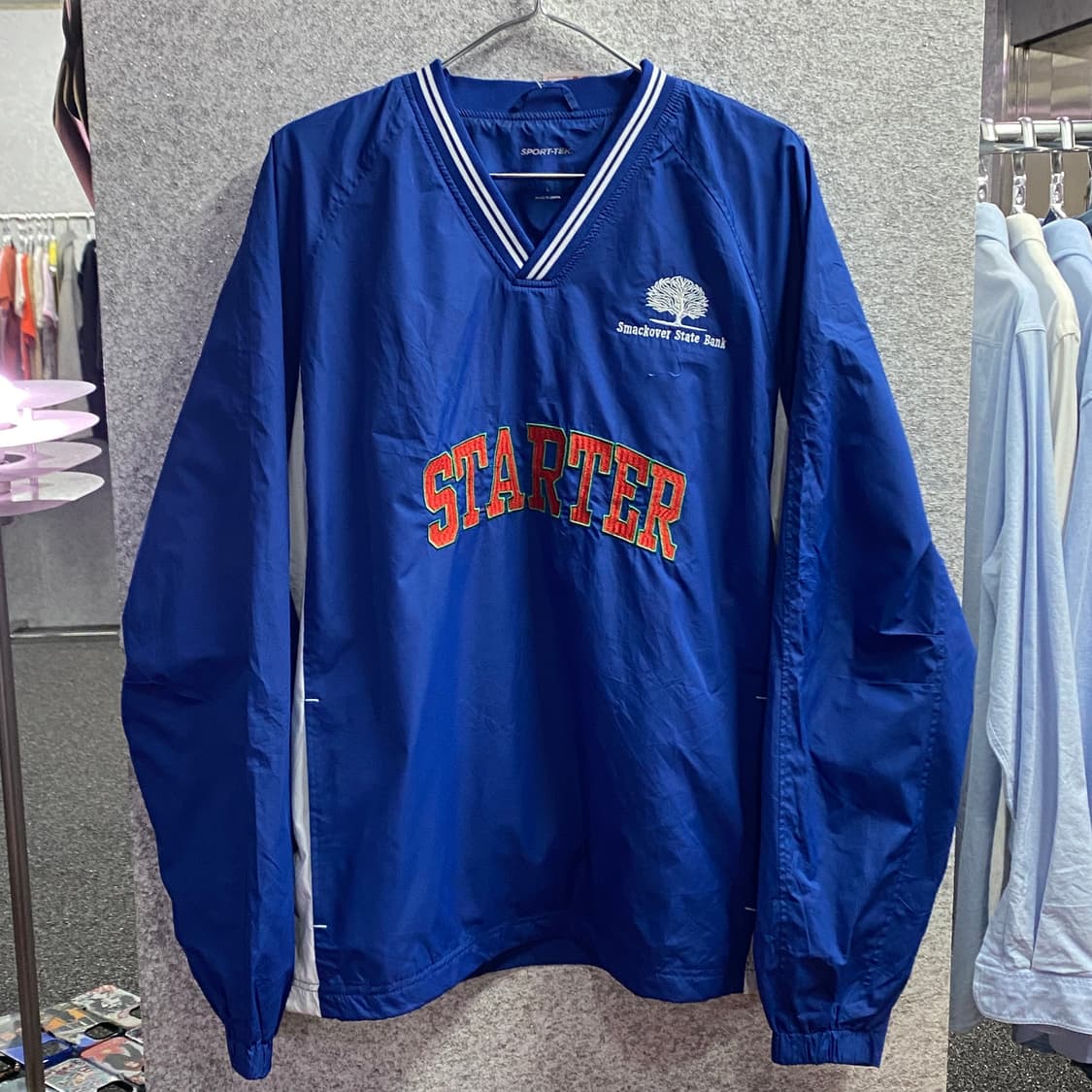 vtg 풀 자수 배색 풀오버 웜업 B2981   상품이미지2