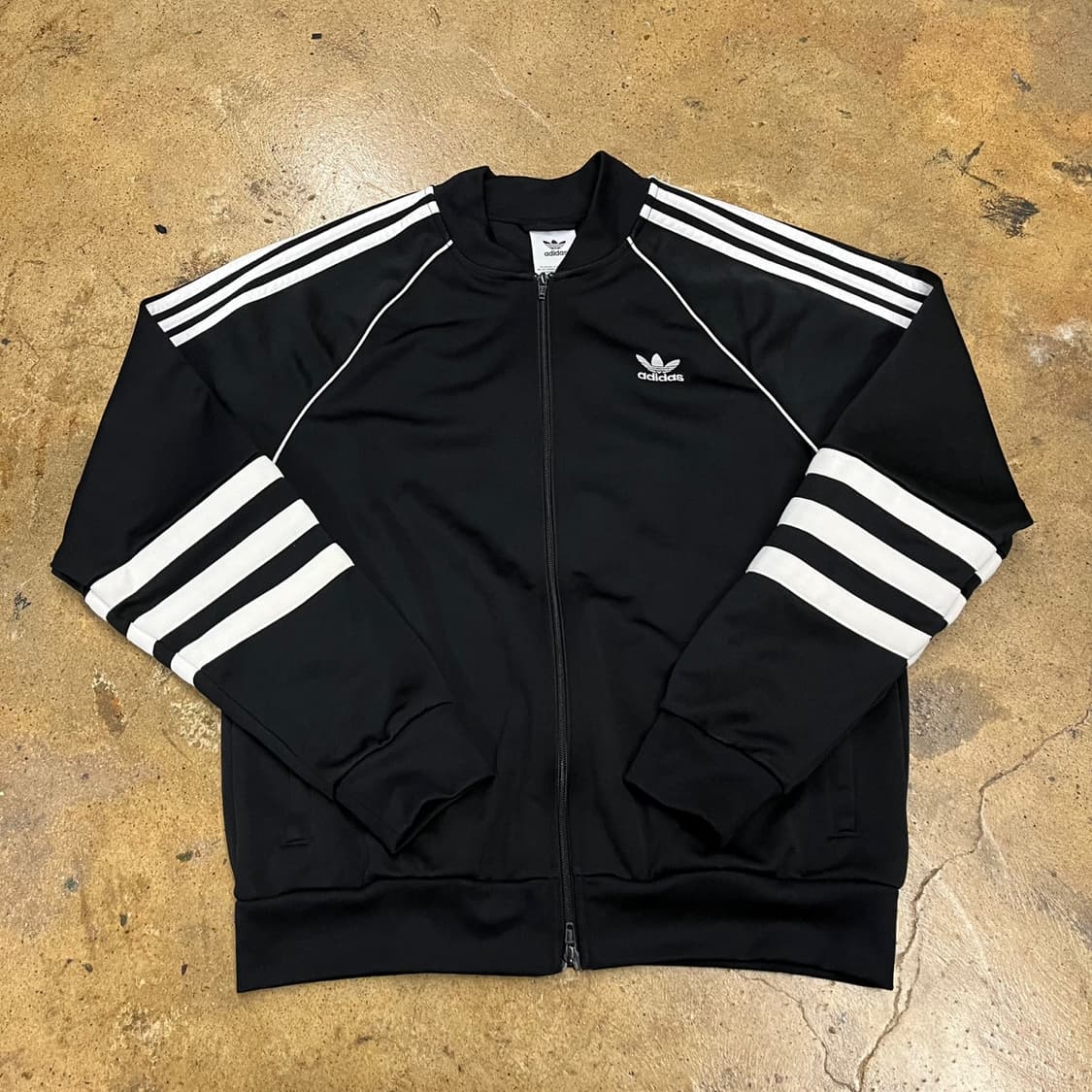 [정품/M] 아디다스 블랙 삼선 트랙 자켓 져지 b10 상품이미지2
