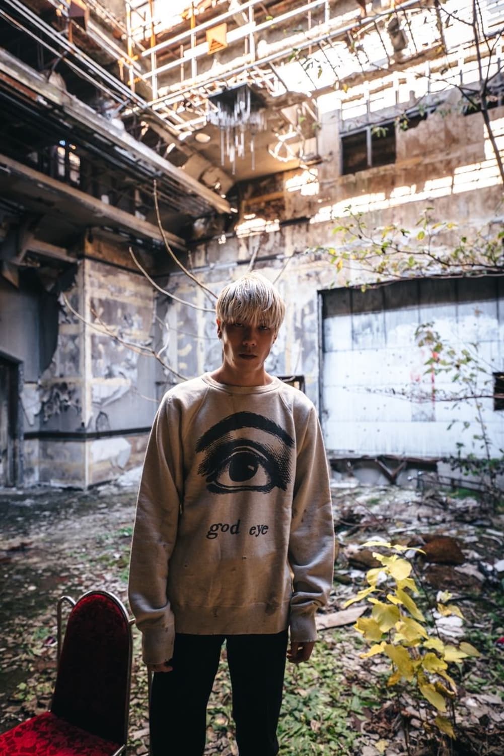 [m] 세인트미카엘 god eye 스웻 셔츠 상품이미지1