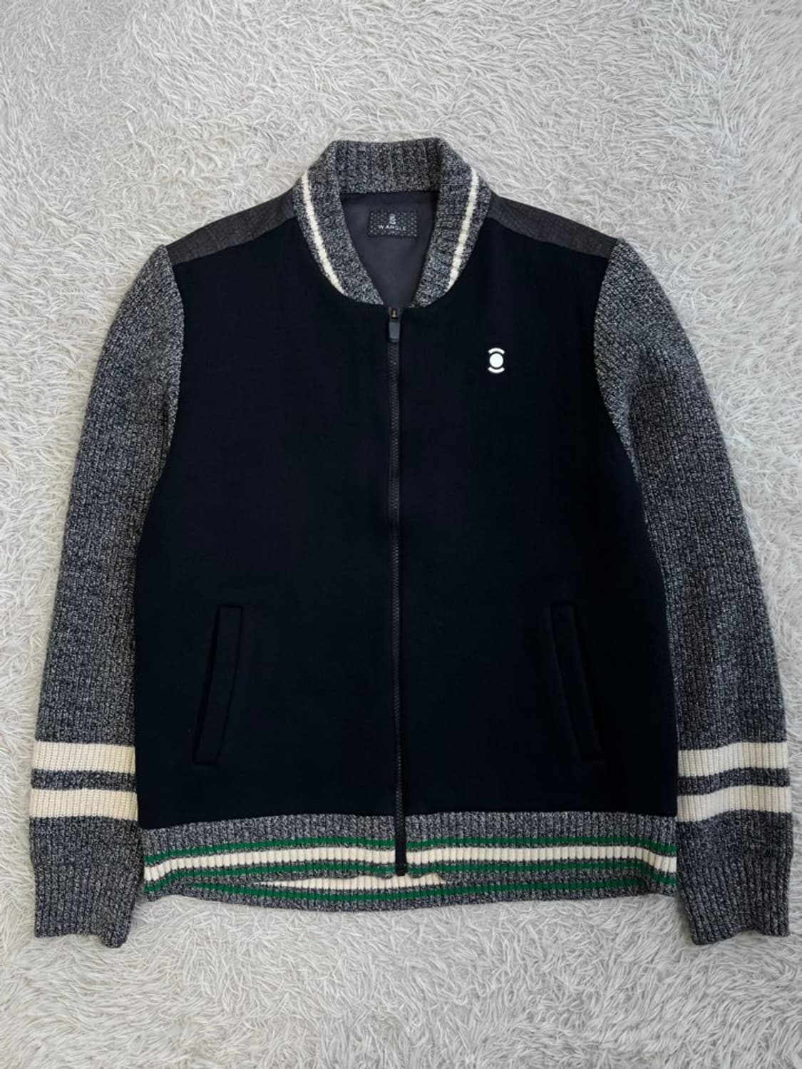 와이드앵글 울 니트 방풍 자켓 /#553 상품이미지1