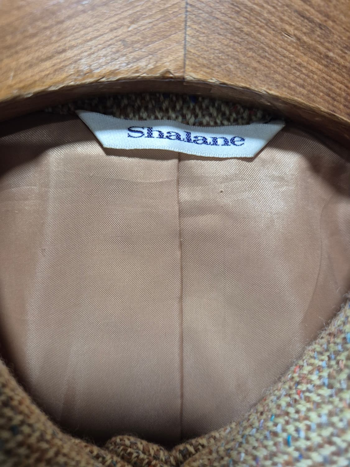 (세일)JPN빈티지. 브라운 트위드 스커트 세트 상품이미지3