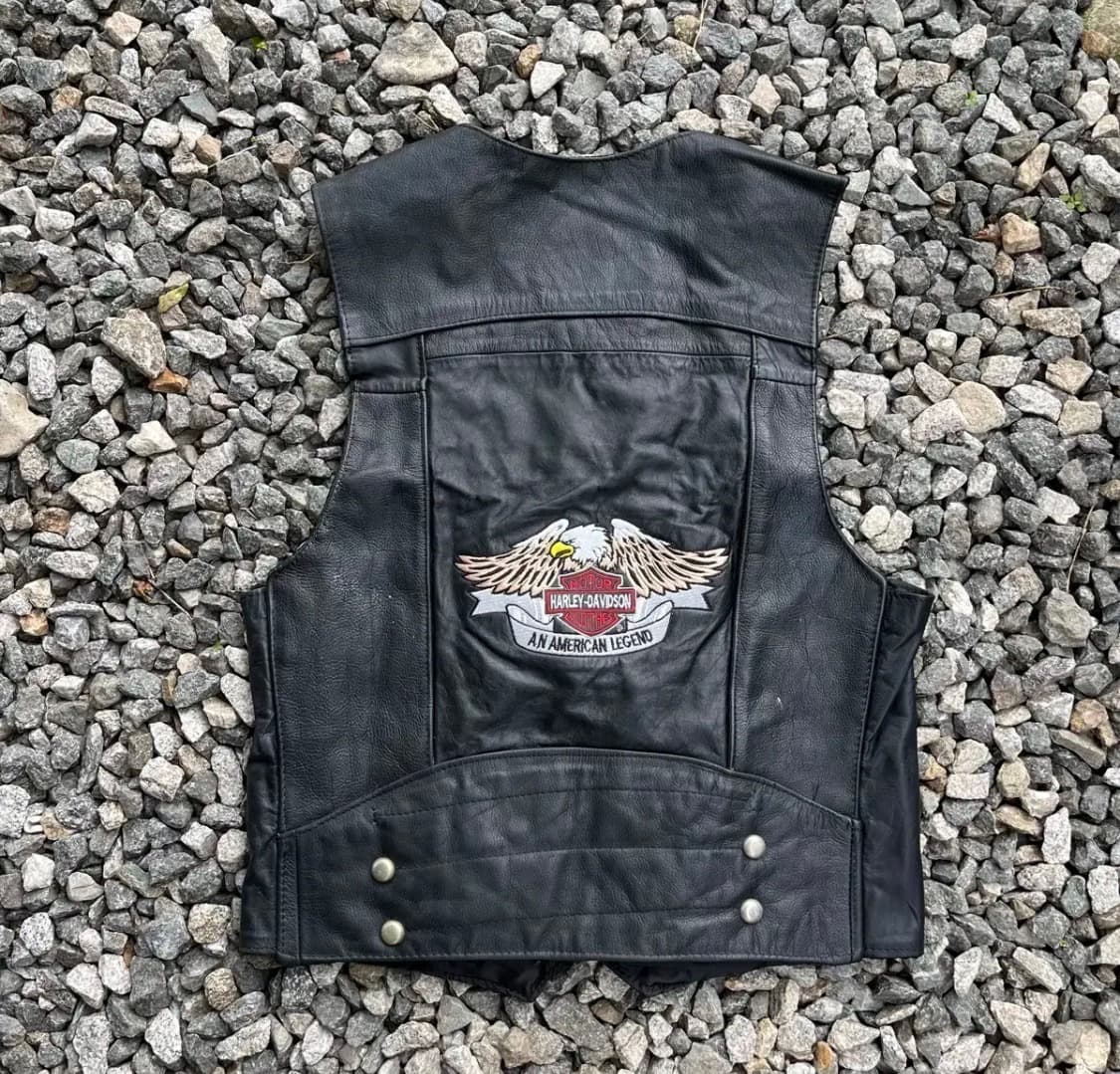 할리데이비슨 빈티지 레더 베스트 (실측확인) 상품이미지1