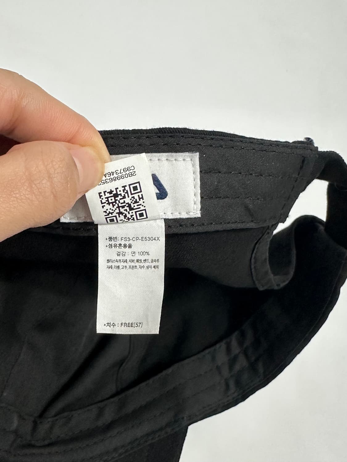 휠라 리니어 로고 볼캡 상품이미지6