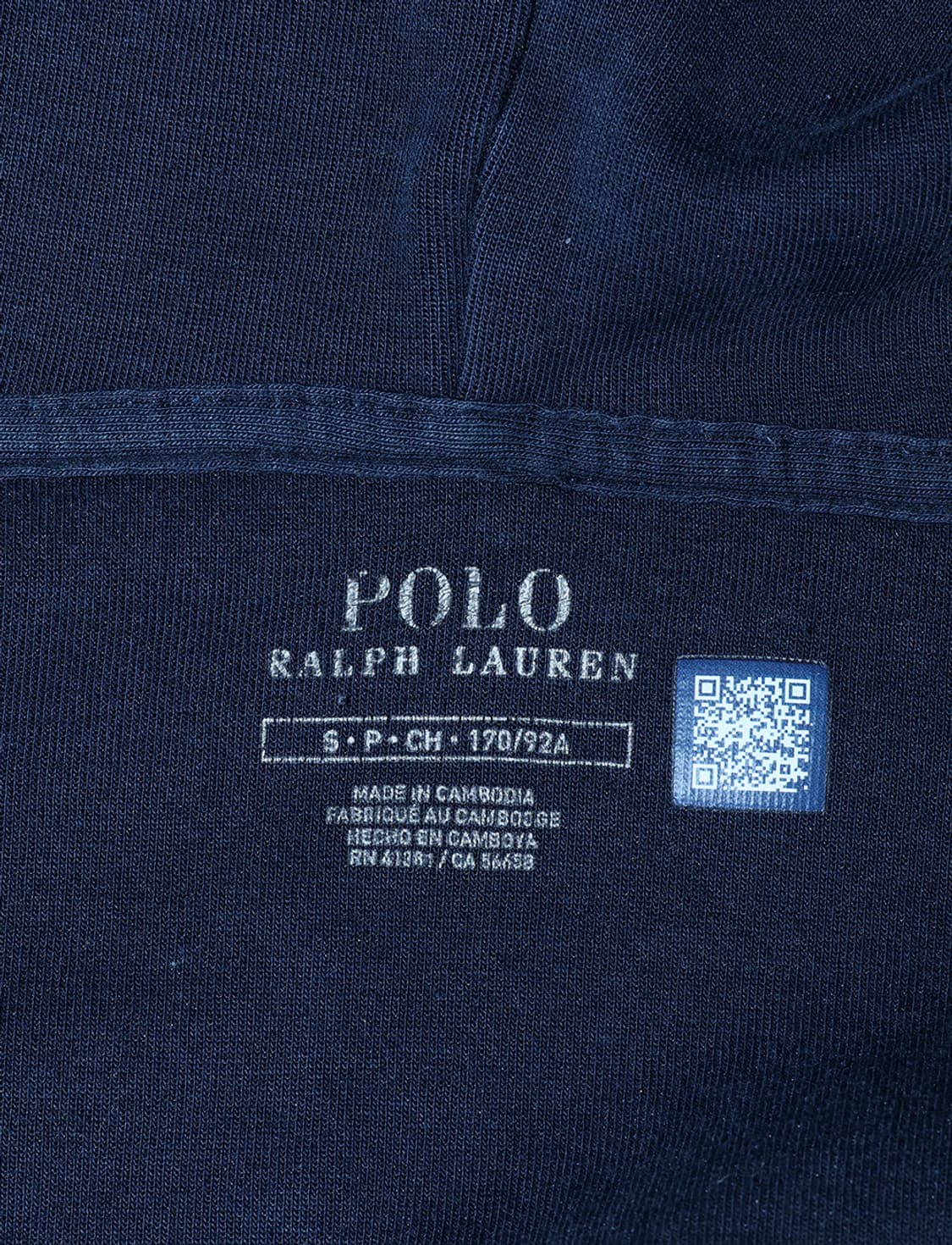 Polo Ralph Lauren 네이비 풀집업 후드 스웨트셔츠 상품이미지4