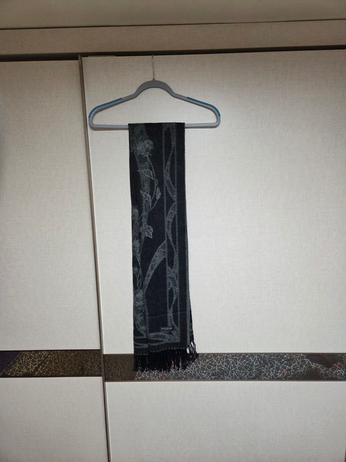 발망 플라워 패턴 캐시미어 머플러 상품이미지2