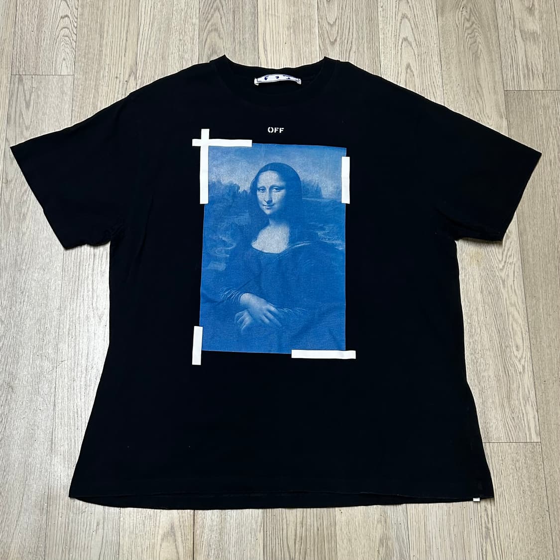 오프화이트 21ss 모나리자 오버핏 반팔 티셔츠 110-115 상품이미지1