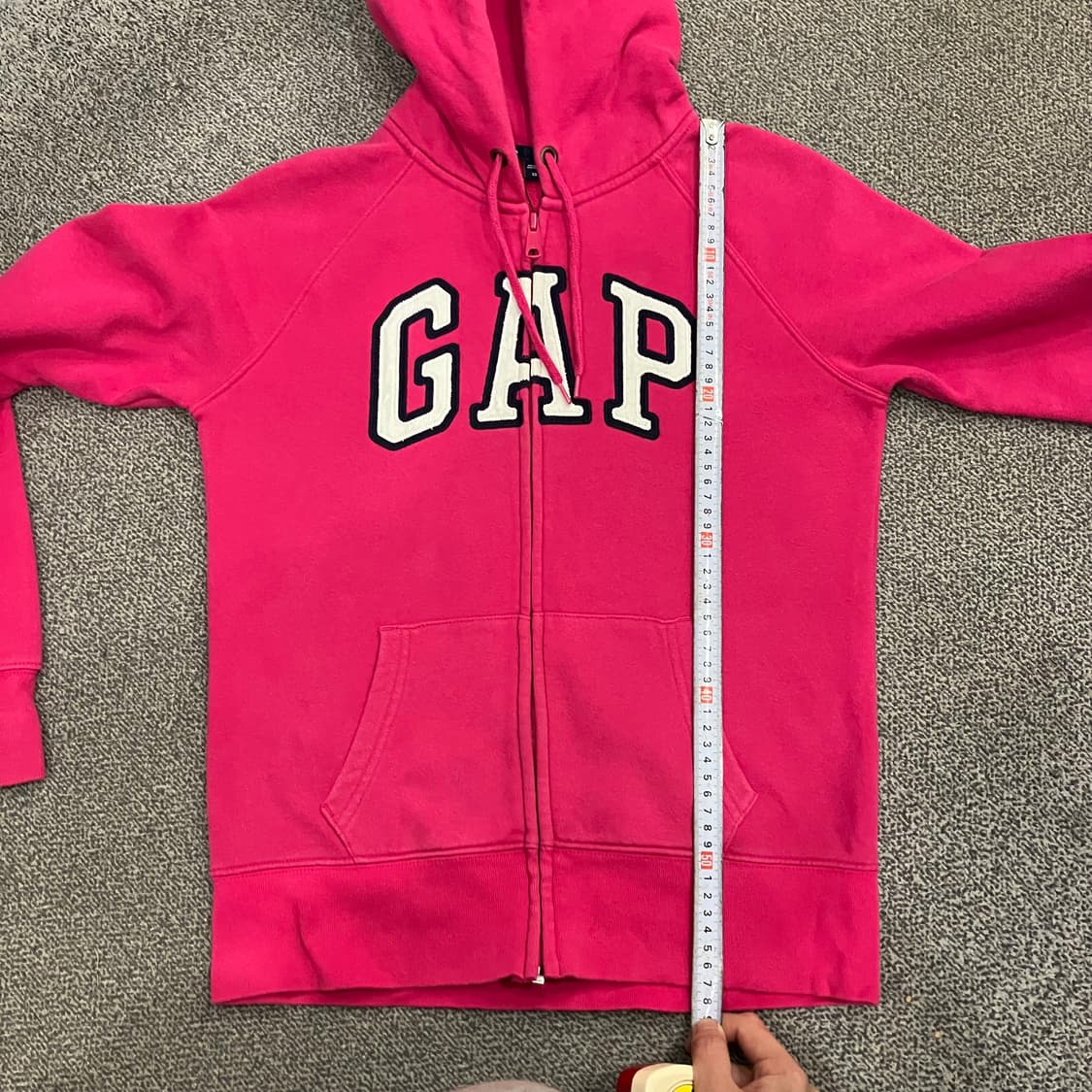 327 갭 후드집업 핫핑크 상품이미지5