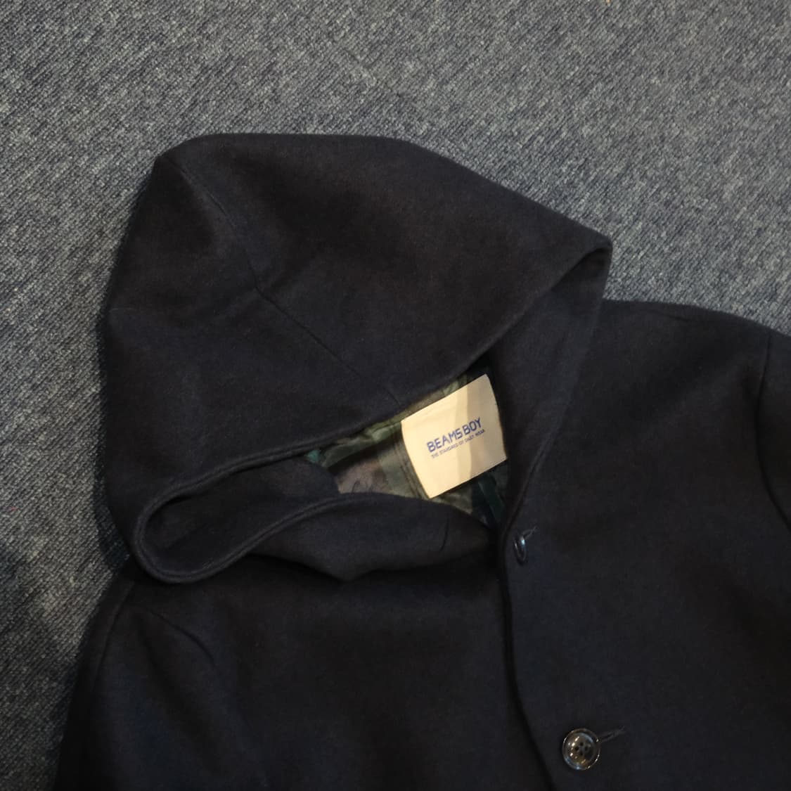 빔즈보이 울 후드 코트 상품이미지2