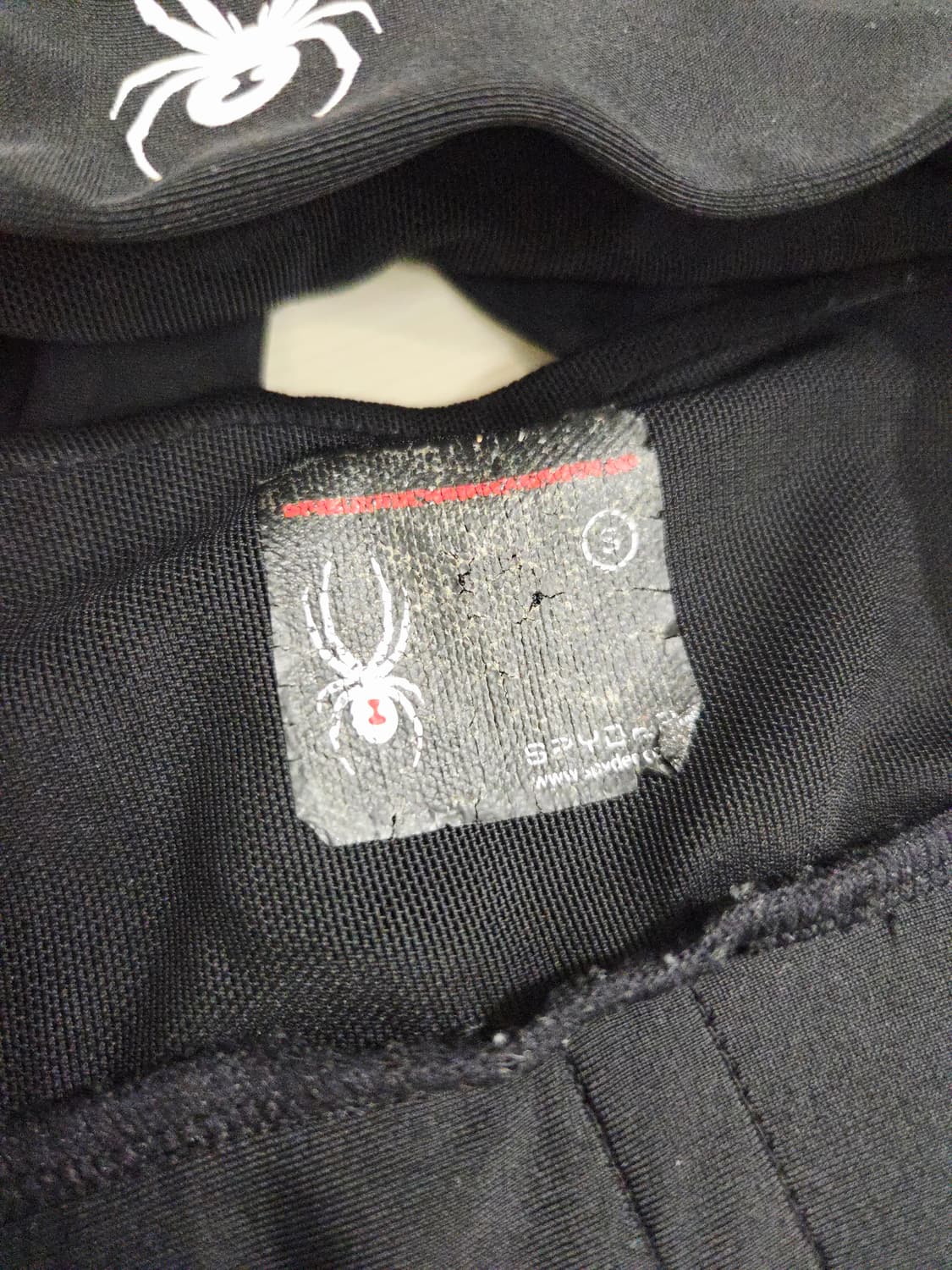 스파이더 블랙&화이트 스포츠 브라탑_S 상품이미지5