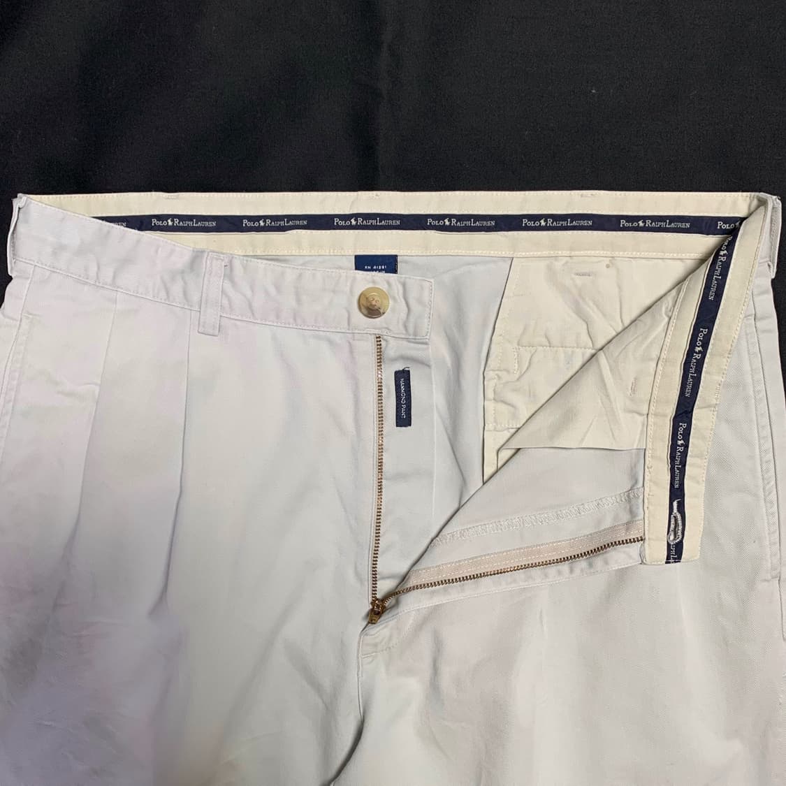 [35] 폴로 랄프로렌 하몽드 와이드핏 투턱 치노팬츠 상품이미지4