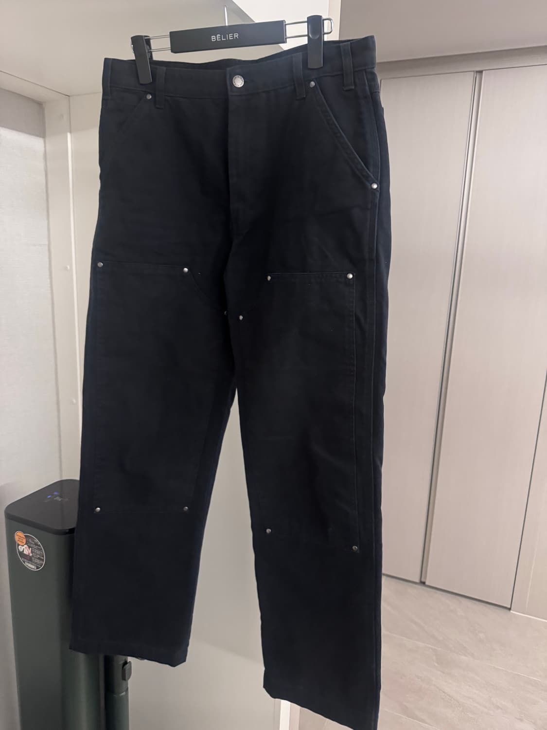 디키즈 더블니 워크팬츠 블랙 W34 L32 상품이미지2