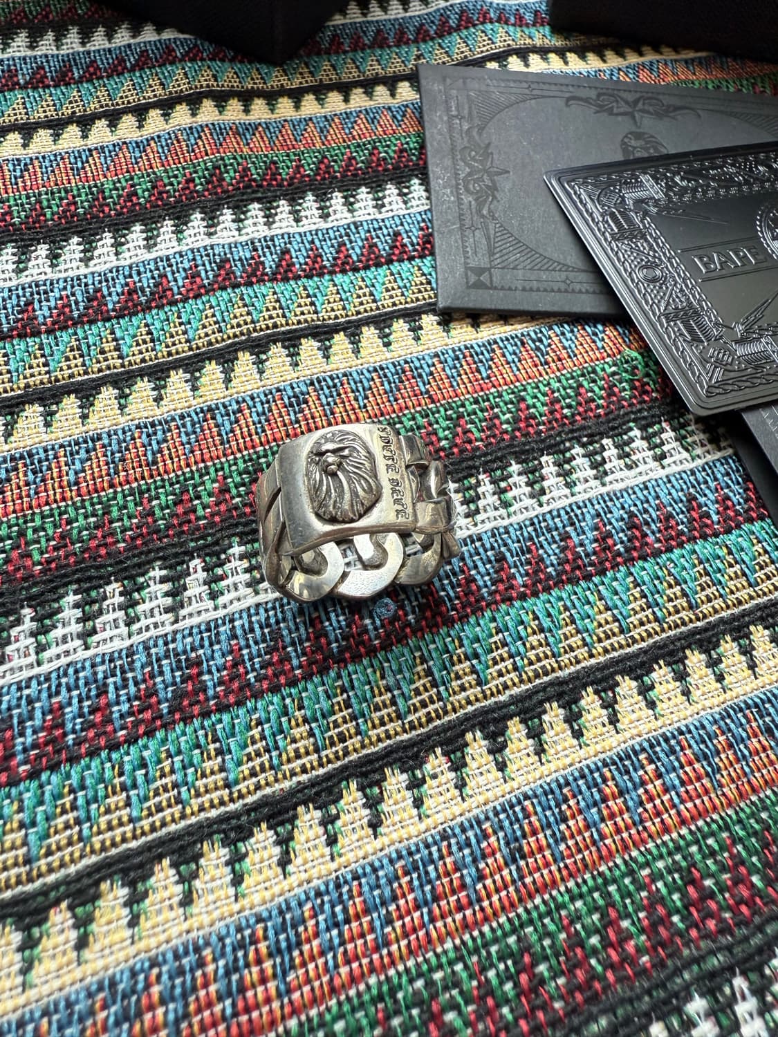 베이프 블랙라인 링 반지 상품이미지3