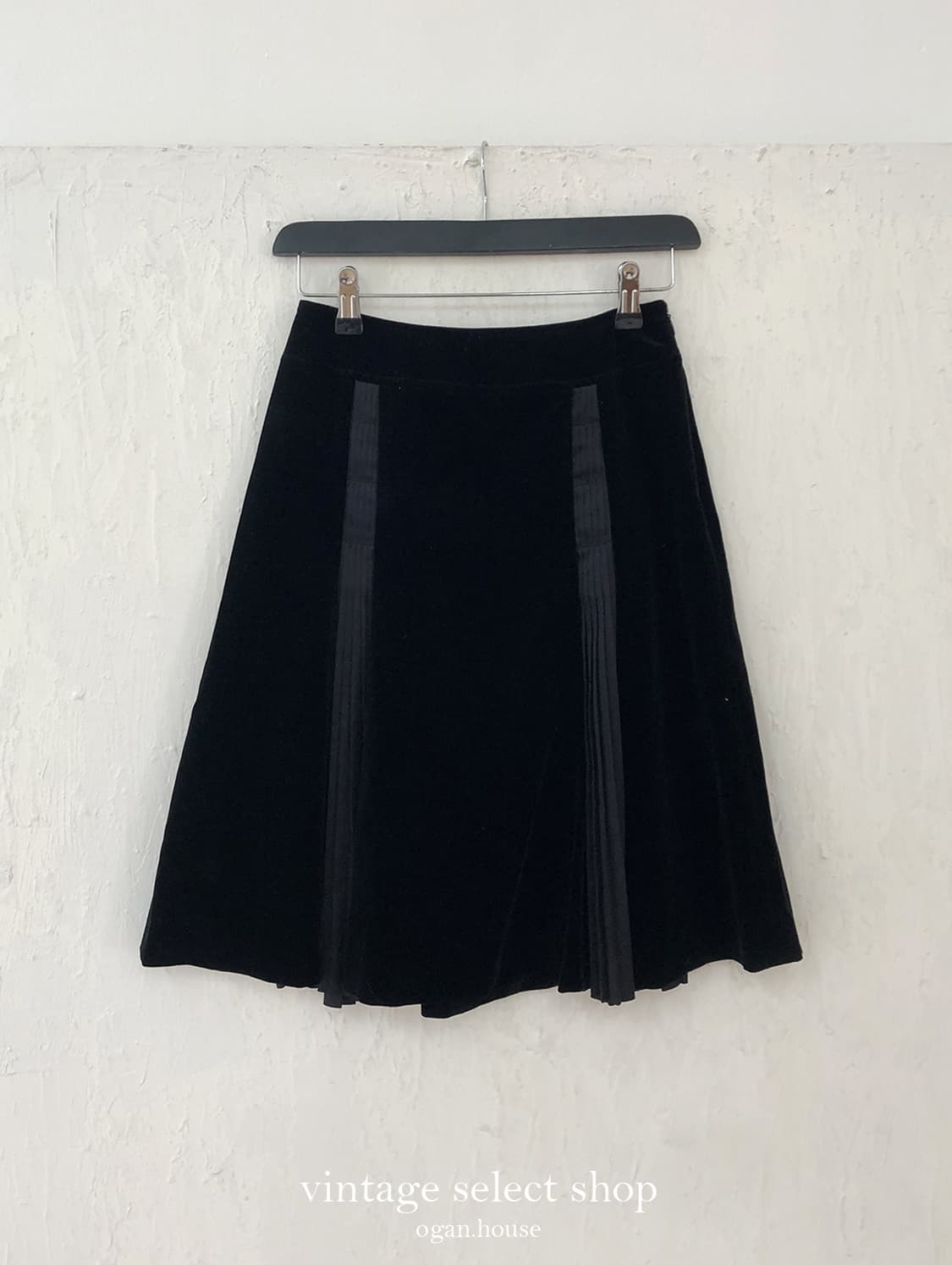 vintage petite velvet skirt 상품이미지3