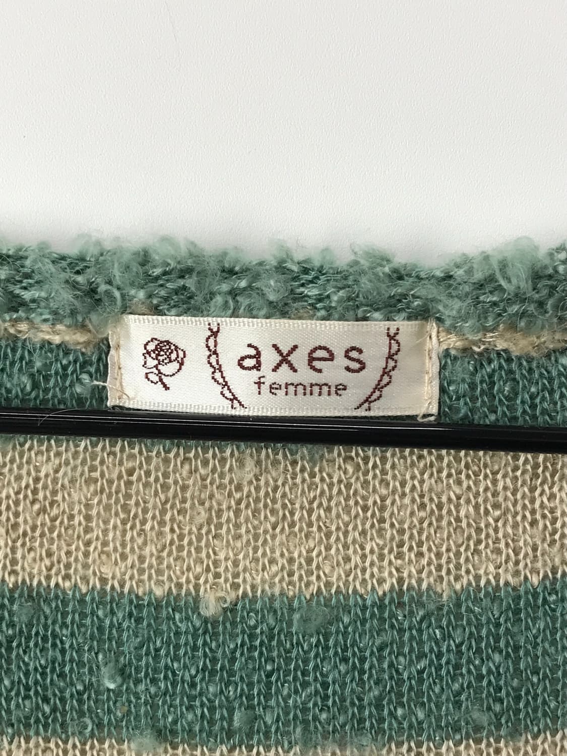 Axes Femme Mint Acrylic Striped Sweater 상품이미지5