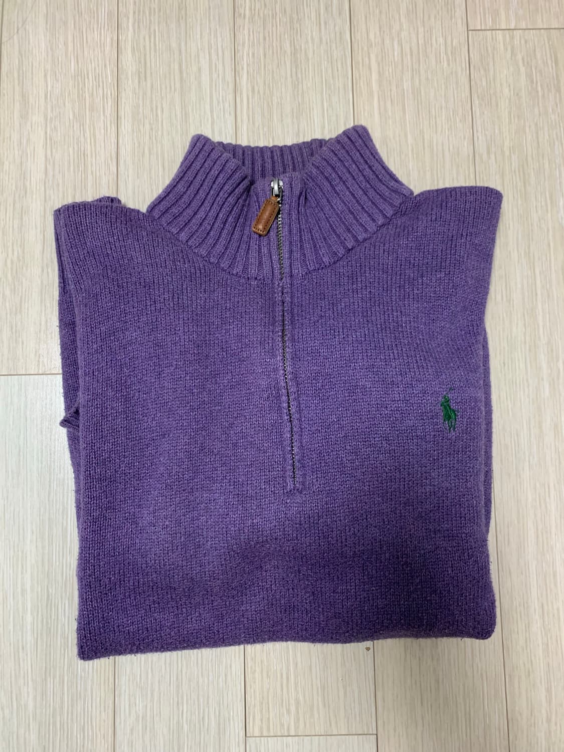 폴로 하프집업 니트 상품이미지1