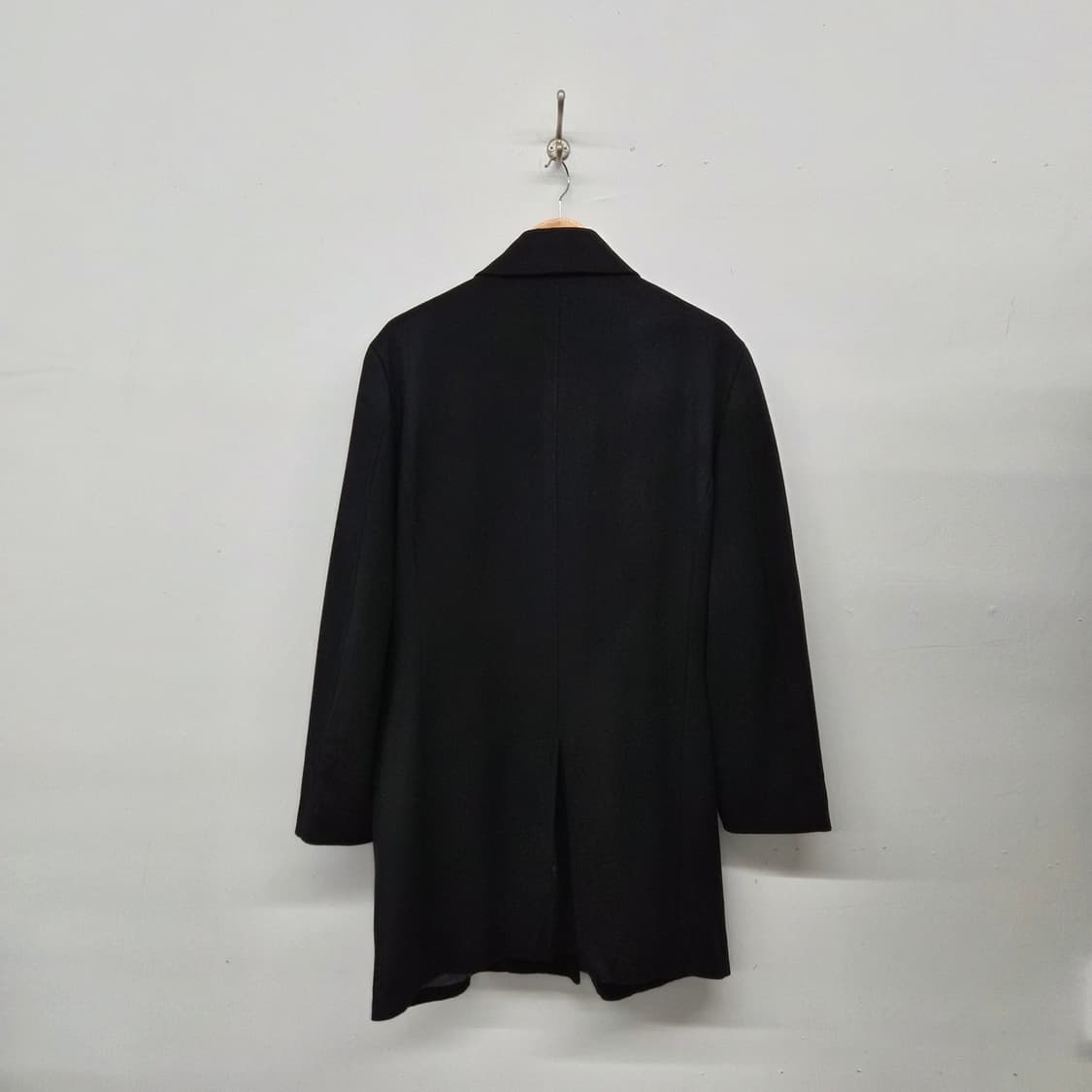 캐시미어 100% 검정색 기본 코트 남성 L 상품이미지10