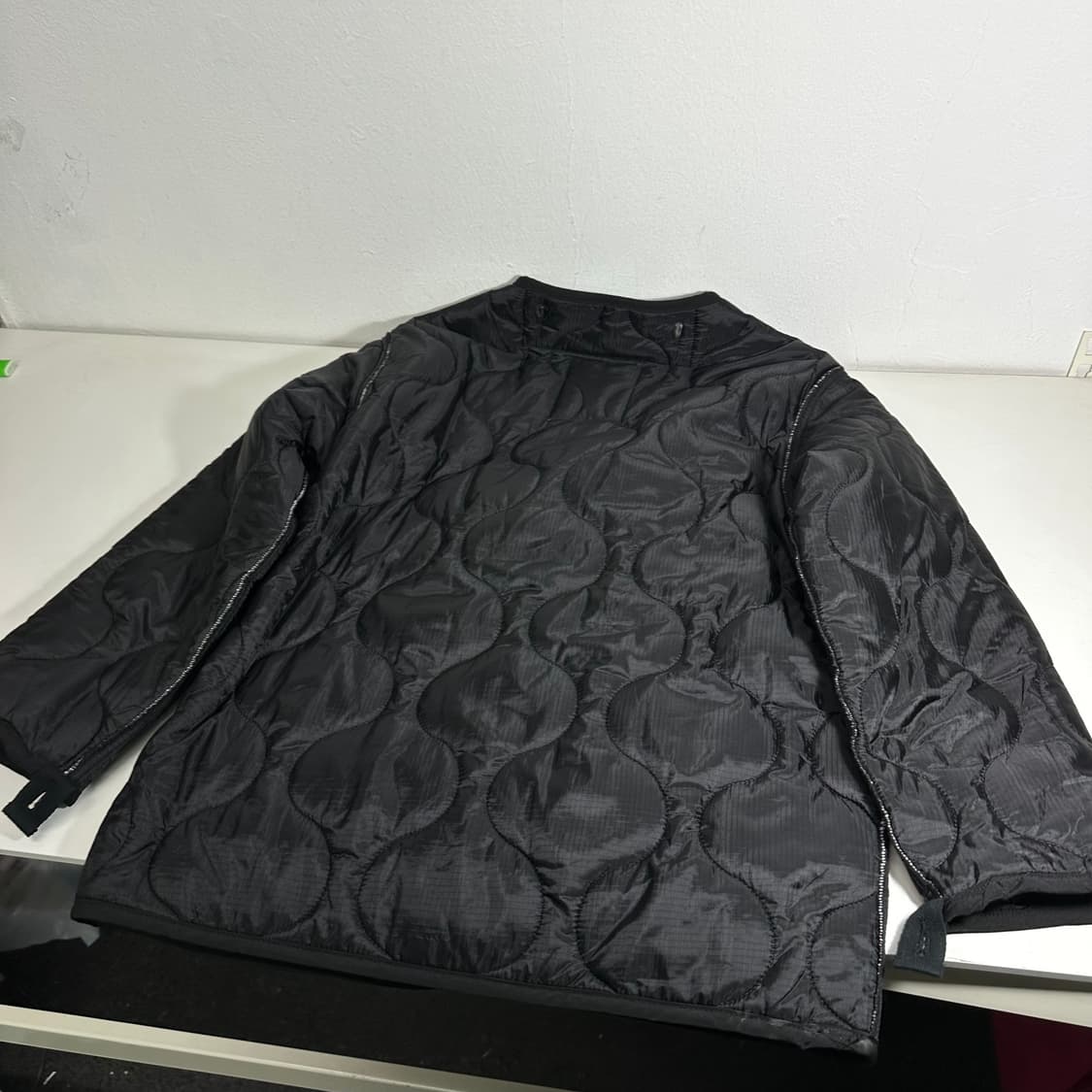 95 휴스턴 재팬 블랙 내피 깔깔이 점퍼 상품이미지5