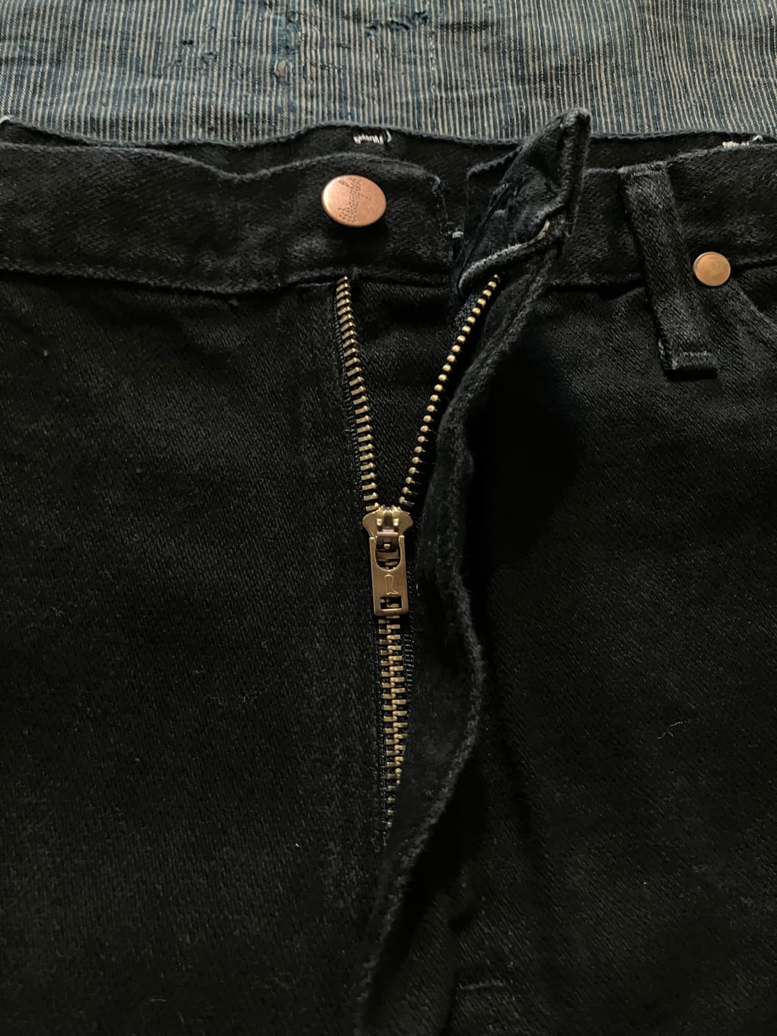 🇺🇸 90s USA 빈티지 랭글러 13MWZWK 블랙 데님 팬츠 상품이미지7