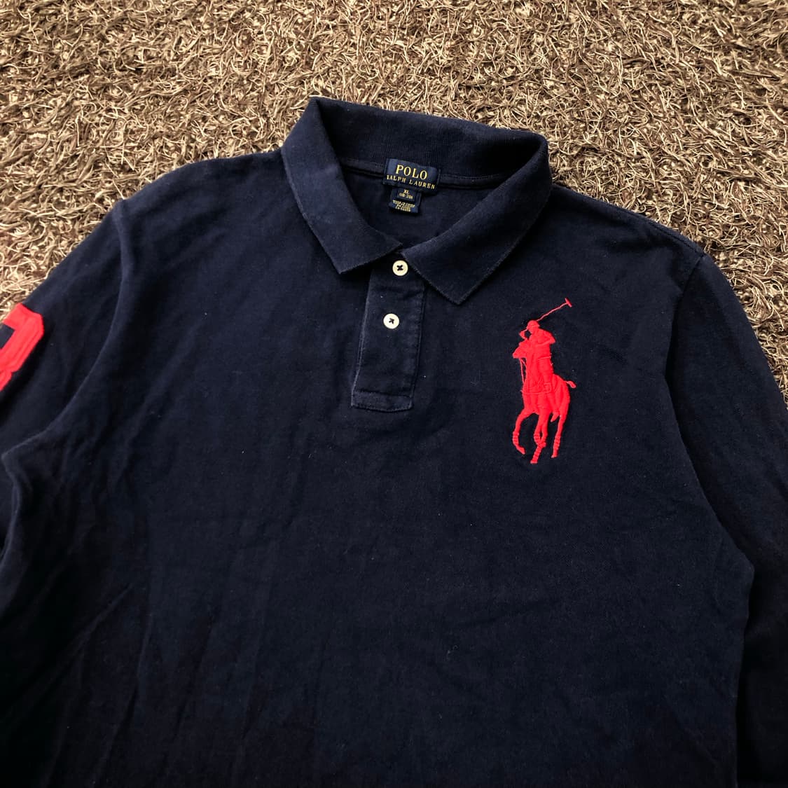 폴로 랄프로렌 걸즈 빅포니 카라 긴팔 티셔츠 상품이미지2