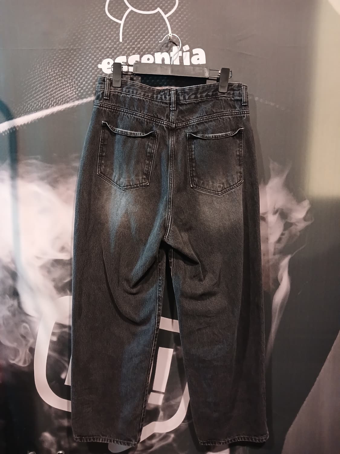 트리플 제이 흑청 와이드 데님 팬츠 상품이미지2