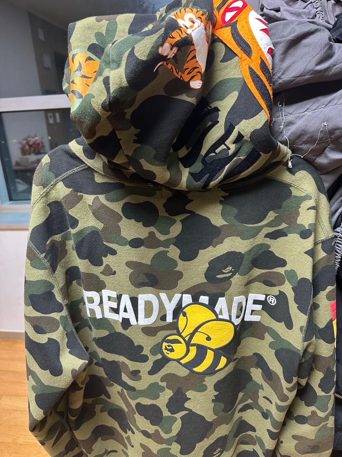 베이프x레디메이드 한정판 콜라보 집업 XL 상품이미지6