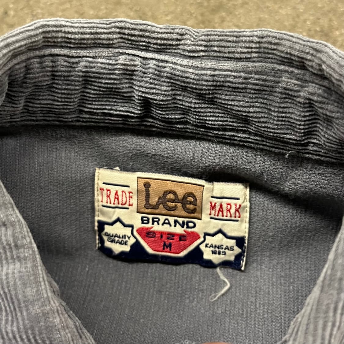 90s Lee 코듀로이 웨스턴 셔츠 (105) 상품이미지7