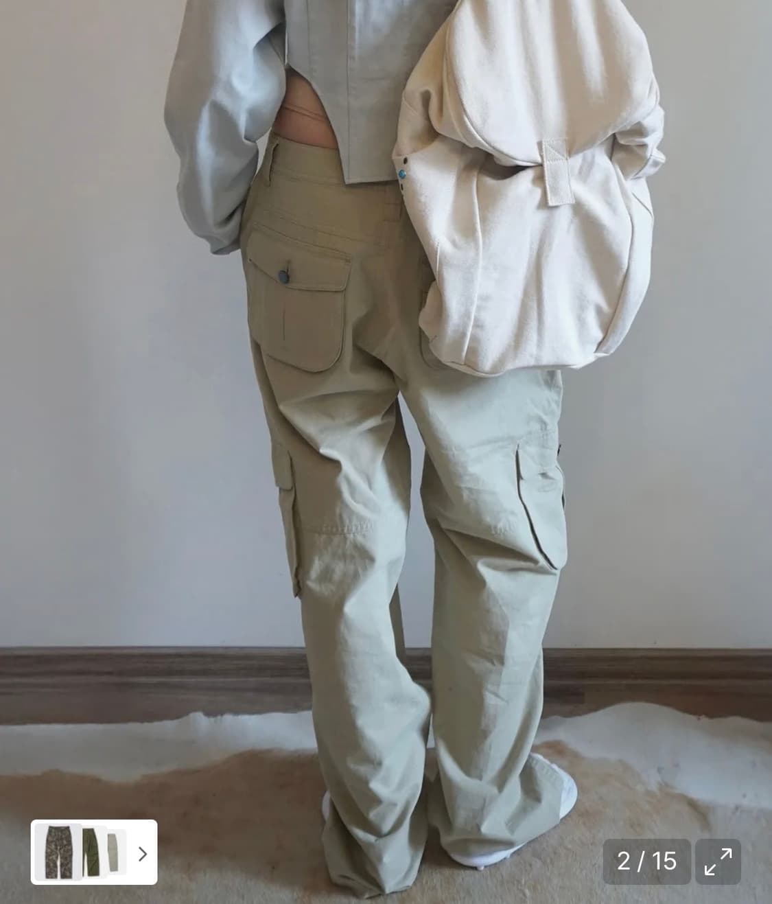Ranch Cargo Pants Beige (M) 상품이미지4
