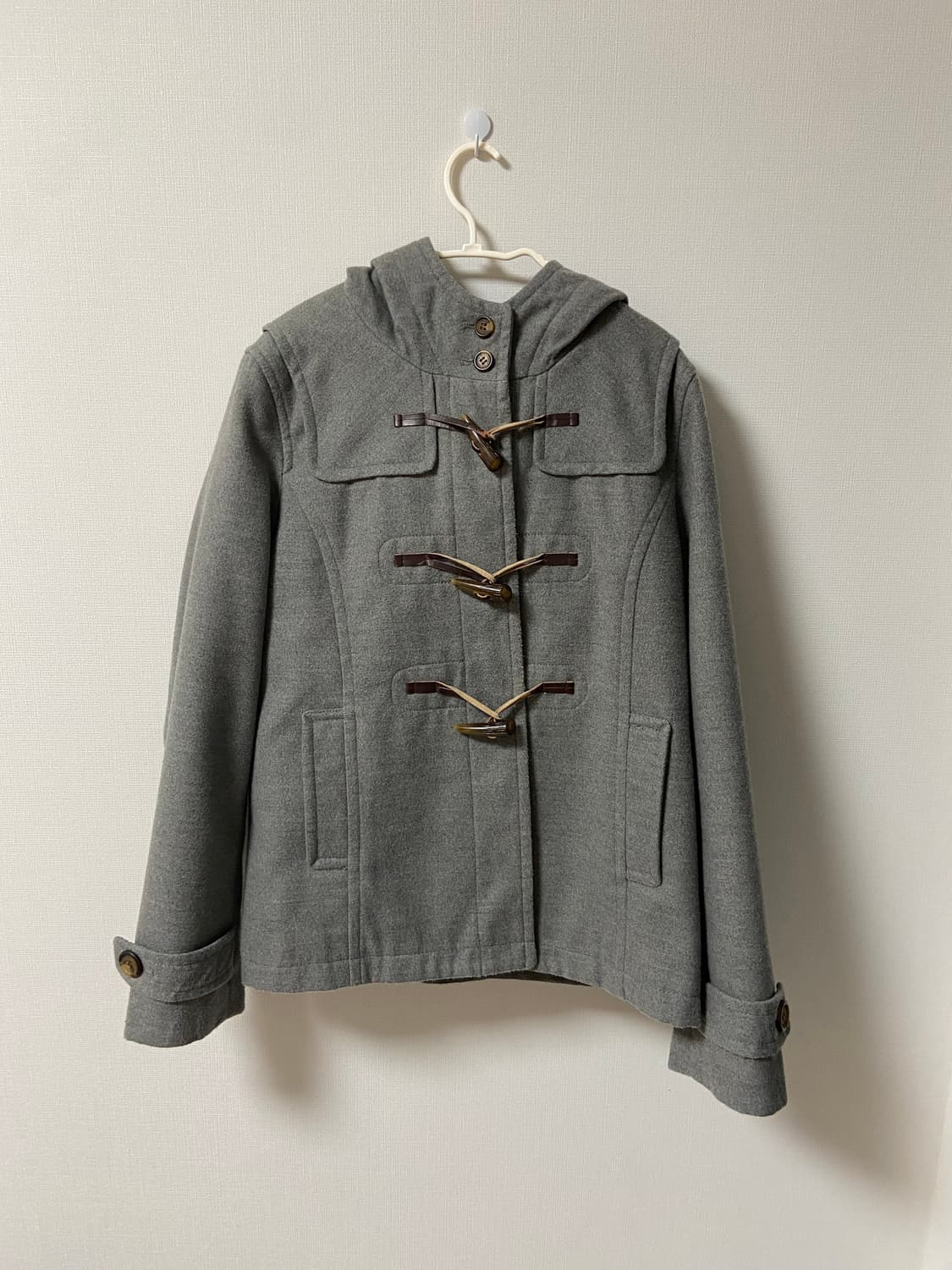 빈티지 후드 숏떡볶이 코트 자켓 상품이미지2