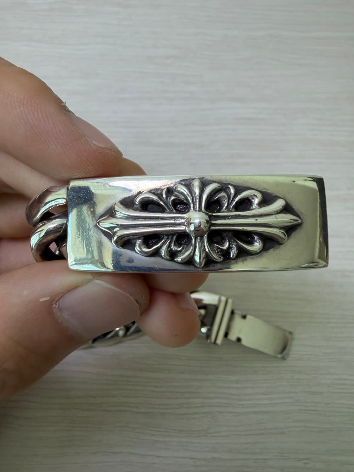 크롬하츠 플로랄 ID 클래식 팔찌 15링크 상품이미지3