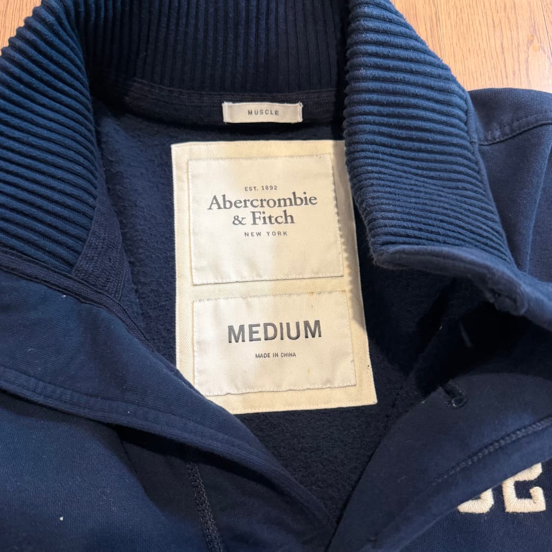 아베크롬비 버튼 네이비 가디건 상품이미지2