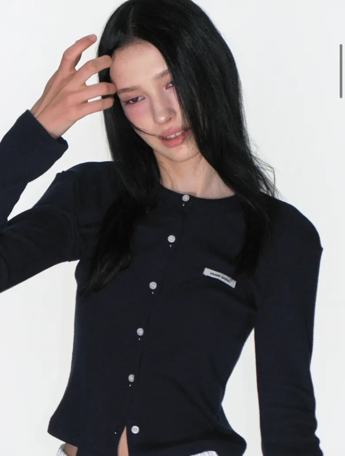 크랭크 가디건 네이비 상품이미지1