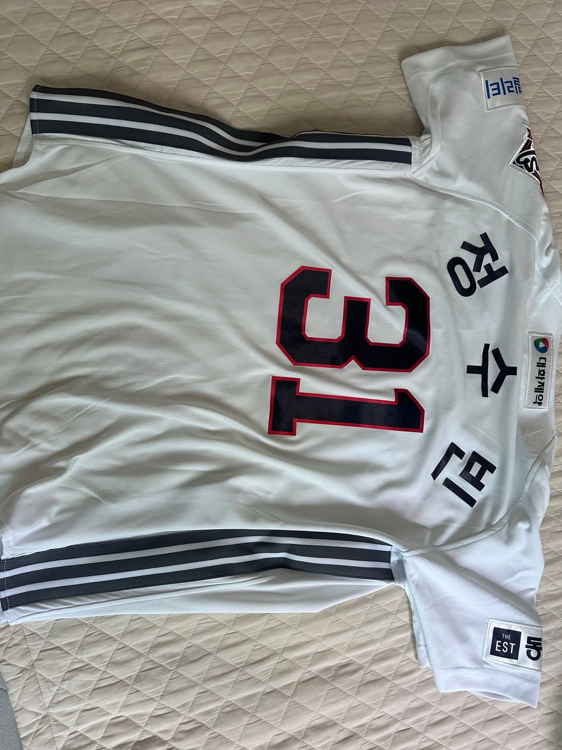 두산 유니폼 아디다스 정수빈 마킹 상품이미지2