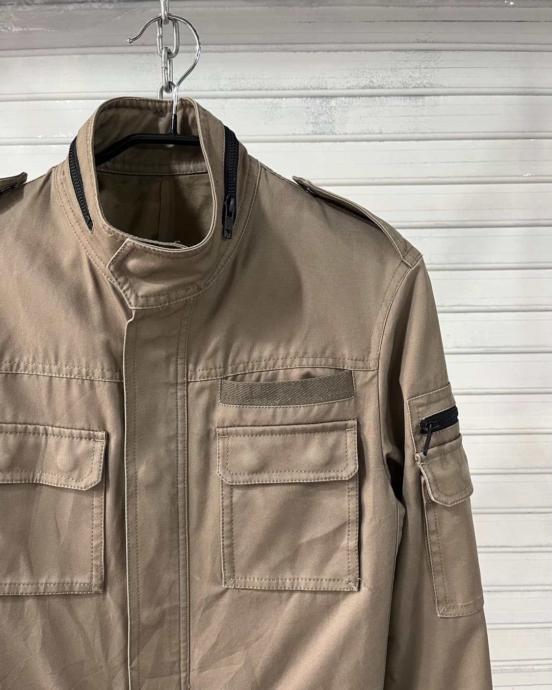 Hare 2way zip military jacket 상품이미지7