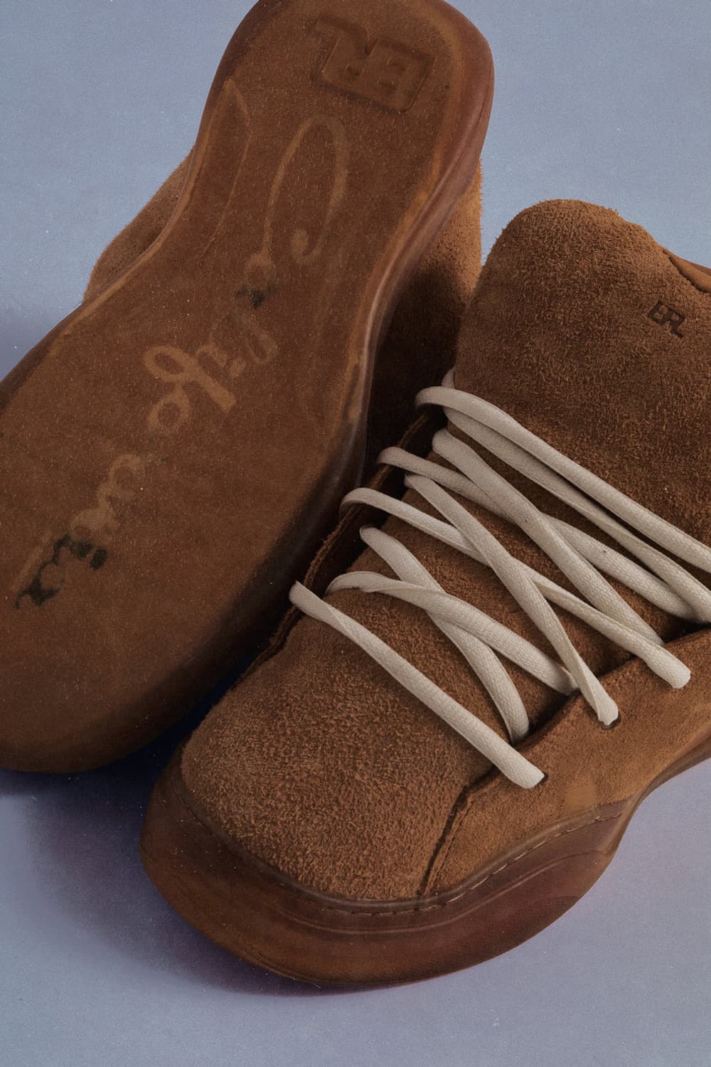 [260~290]이알엘 ERL VAMP 하이 스케이트 스니커즈/브라운 상품이미지5