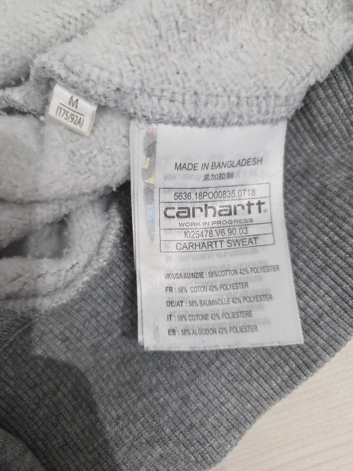 Carhartt WIP 칼하트 WIP 스크립트 로고 자수 맨투맨 상품이미지8